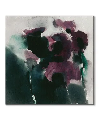 Purpurowe maki - obraz na płótnie