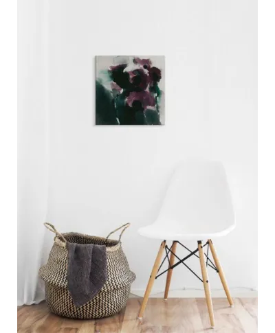 Purpurowe maki - obraz na płótnie