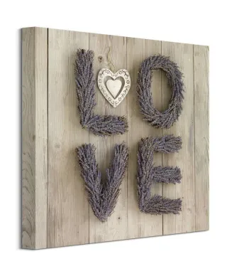 Lawendowa miłość - obraz na płótnie