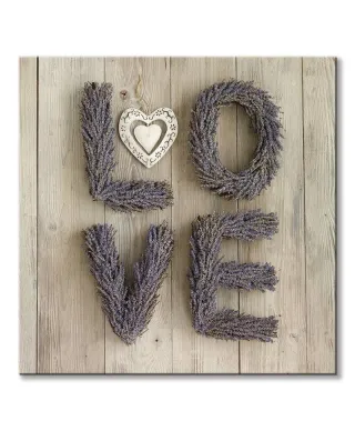 Lawendowa miłość - obraz na płótnie