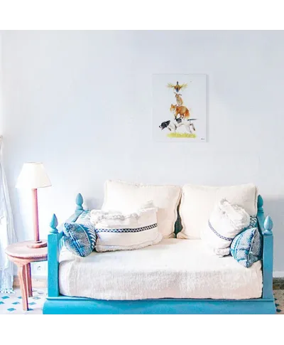 Piramida zwierząt - obraz na płótnie