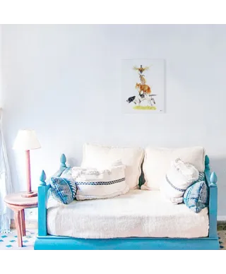 Piramida zwierząt - obraz na płótnie