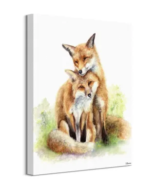Zakochane Lisy - obraz na płótnie