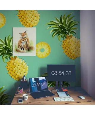 Zakochane Lisy - obraz na płótnie