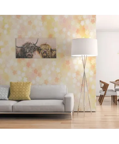 Dwie krówki - obraz na płótnie