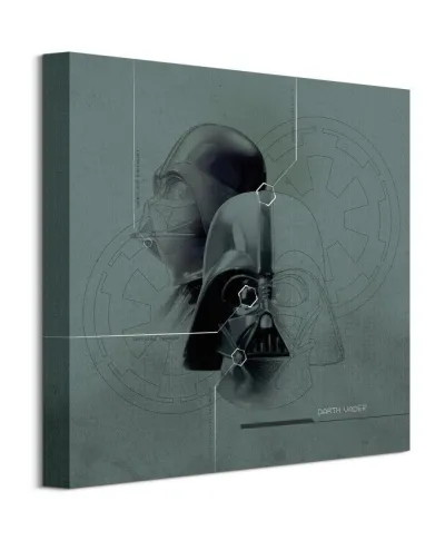 Star Wars Darth Vader Diagram - obraz na płótnie