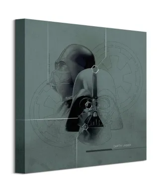 Star Wars Darth Vader Diagram - obraz na płótnie