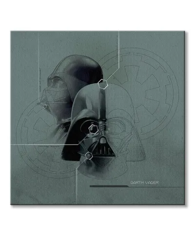 Star Wars Darth Vader Diagram - obraz na płótnie