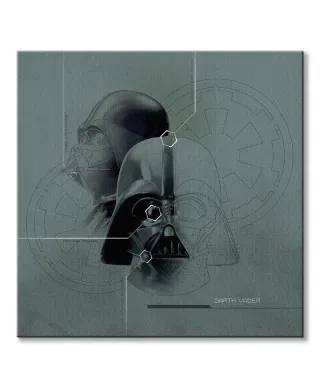 Star Wars Darth Vader Diagram - obraz na płótnie