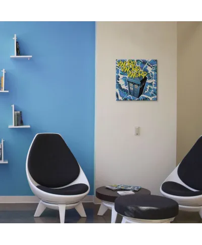 Doctor Who Vworp - obraz na płótnie