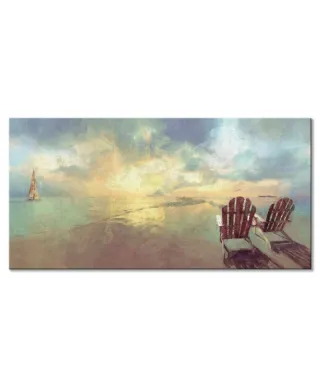 Niebiański świt - obraz na płótnie