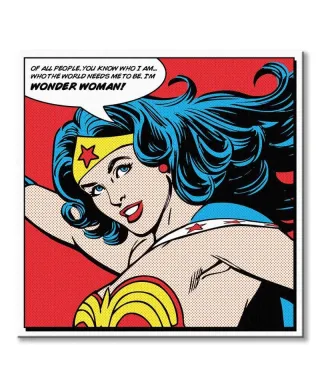 Wonder Woman Cytat - obraz na płótnie