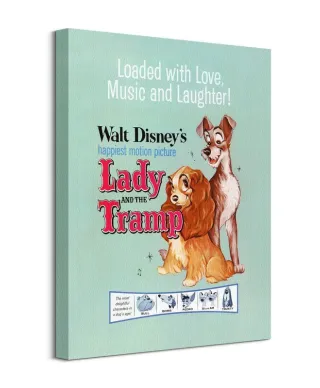 Zakochany kundel - obraz na płótnie