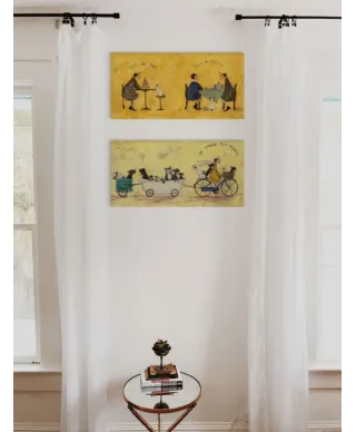 The Doggie Taxi Service - obraz na płótnie