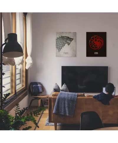 Gra o Tron Herb Targaryen - obraz na płótnie