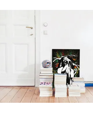 Bob Marley Paint - obraz na płótnie