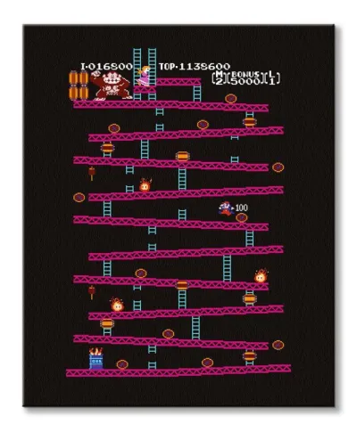Donkey Kong - obraz na płótnie