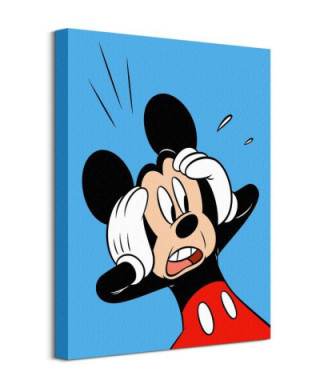 Mickey Mouse Shocked - obraz na płótnie