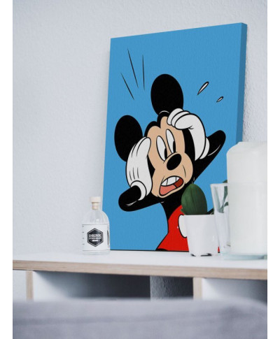 Mickey Mouse Shocked - obraz na płótnie