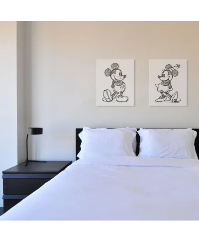 Myszka Mickey Rysunek - obraz na płótnie