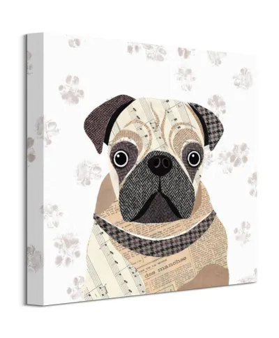 Mops - obraz na płótnie