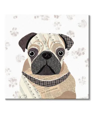 Mops - obraz na płótnie