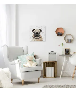 Mops - obraz na płótnie