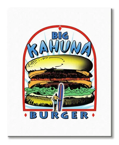 Pulp Fiction Big Kahuna Burger - obraz na płótnie