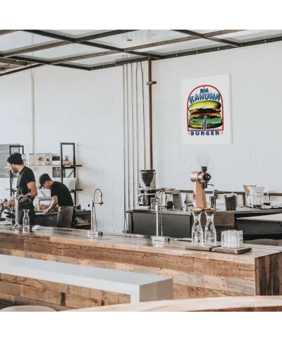 Pulp Fiction Big Kahuna Burger - obraz na płótnie