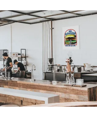 Pulp Fiction Big Kahuna Burger - obraz na płótnie