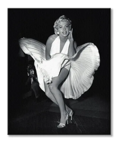 Marilyn Monroe Słomiany Wdowiec - obraz na płótnie