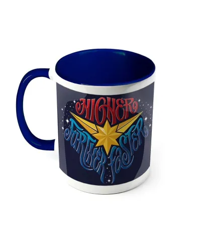 Captain Marvel Higher Further Faster - kubek