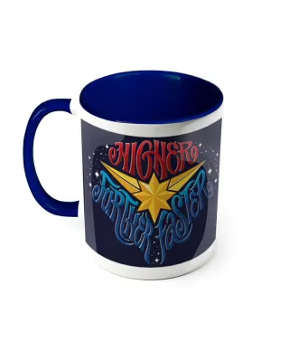 Captain Marvel Higher Further Faster - kubek