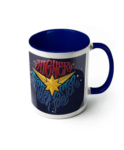 Captain Marvel Higher Further Faster - kubek