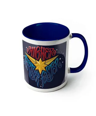 Captain Marvel Higher Further Faster - kubek