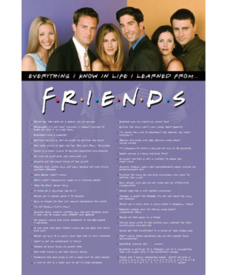 Friends Everything I Know - plakat