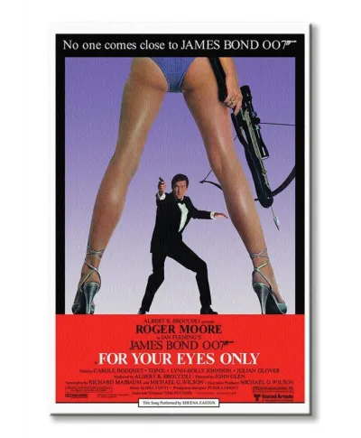 James Bond Tylko dla Twoich oczu - obraz na płótnie