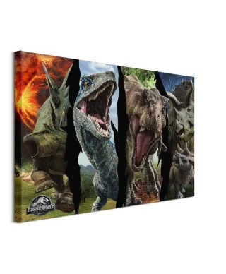 Jurassic World: Upadłe królestwo Dinozaury - obraz na płótnie