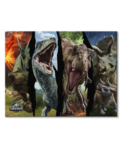 Jurassic World: Upadłe królestwo Dinozaury - obraz na płótnie