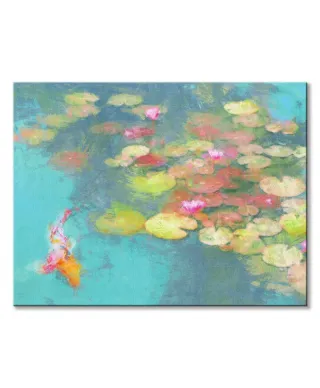 The Koi Pond - obraz na płótnie