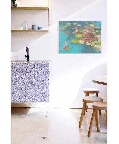 The Koi Pond - obraz na płótnie