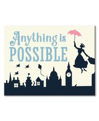 Mary Poppins Anything is Possible - obraz na płótnie