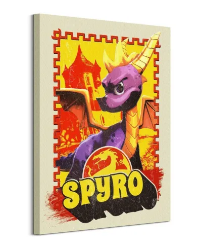 Spyro Vintage - obraz na płótnie