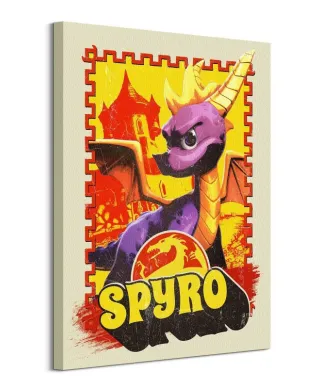 Spyro Vintage - obraz na płótnie