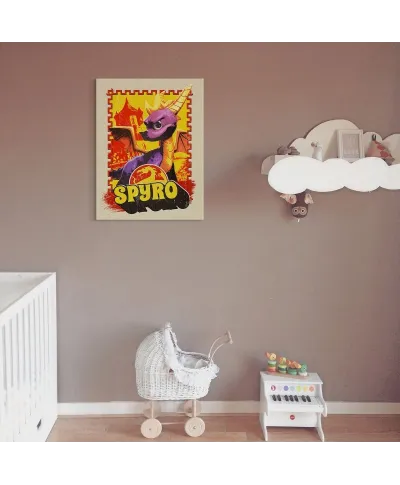 Spyro Vintage - obraz na płótnie