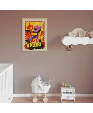 Spyro Vintage - obraz na płótnie