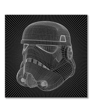 Star Wars Stormtrooper Wire - obraz na płótnie