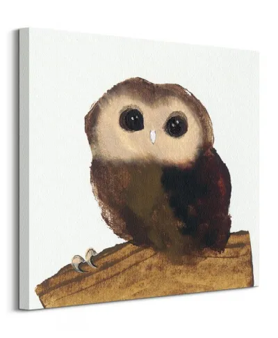 Urocza Sówka - obraz na płótnie