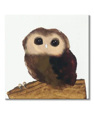 Urocza Sówka - obraz na płótnie