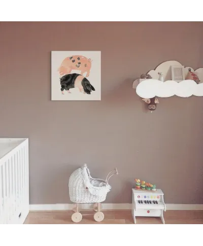 Świnki - obraz na płótnie